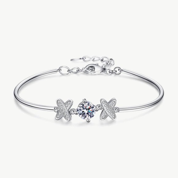 Happy State of Mind 1 Carat Moissanite Bracelet For Women - Picture 1 of 6